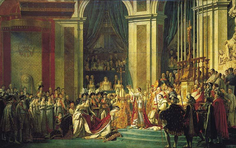 Jacques-Louis David The Coronation of Napoleon Germany oil painting art